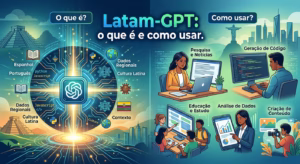 Entenda o que é o Latam-GPT, seus principais recursos e como usar essa inteligência artificial no seu dia a dia para otimizar processos. Confira o guia!